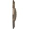 Ekena Millwork Oxford Ceiling Medallion, Hand-Painted Warm Silver, 16 7/8"W x 11 3/4"H x 1 1/2"P CM16OXWSS - alternate 4